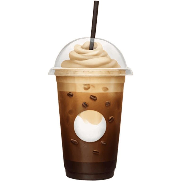 Iced coffee emoji