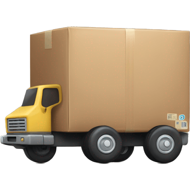 Package on wheels emoji