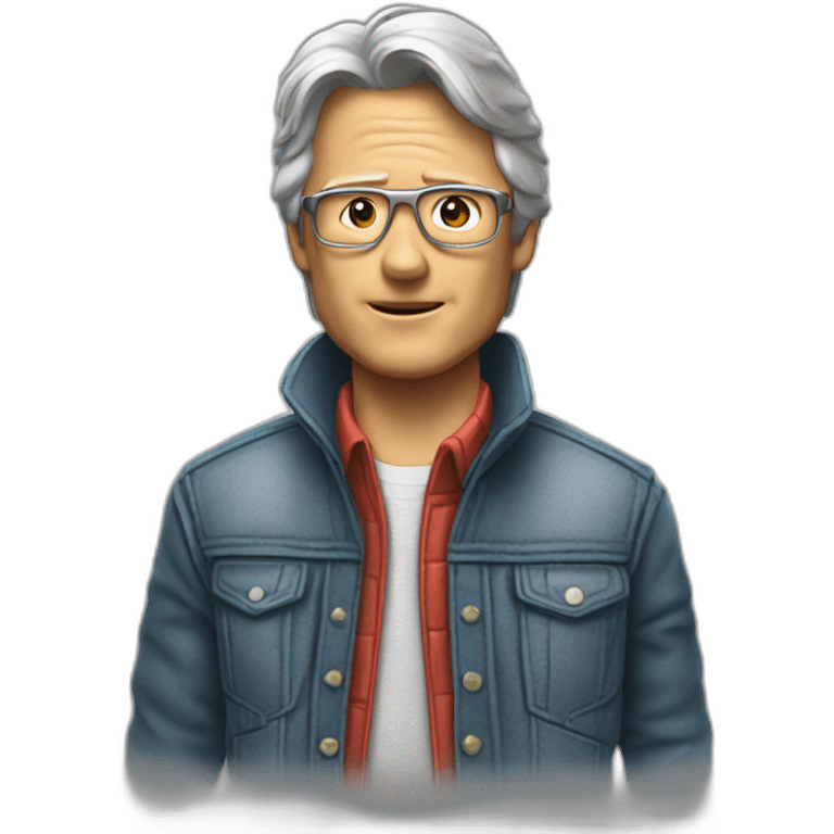 Marty Mcfly emoji