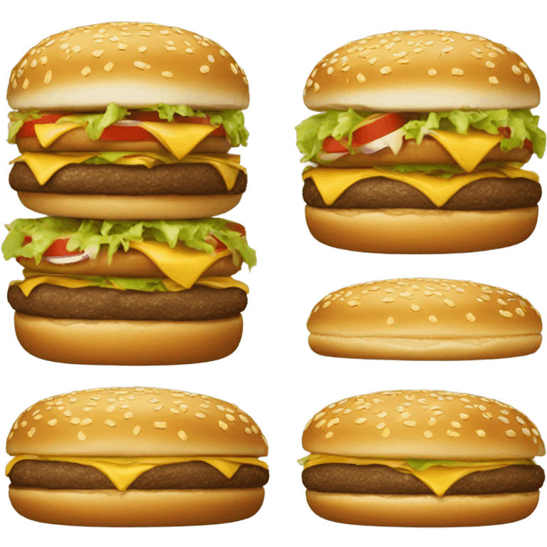 gold bigmac emoji