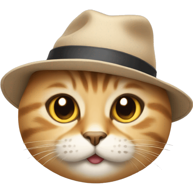 cat with a hat emoji