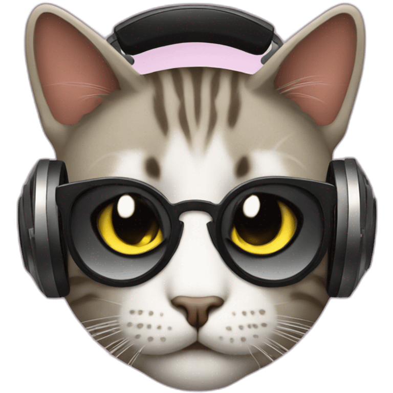 Dj cat emoji