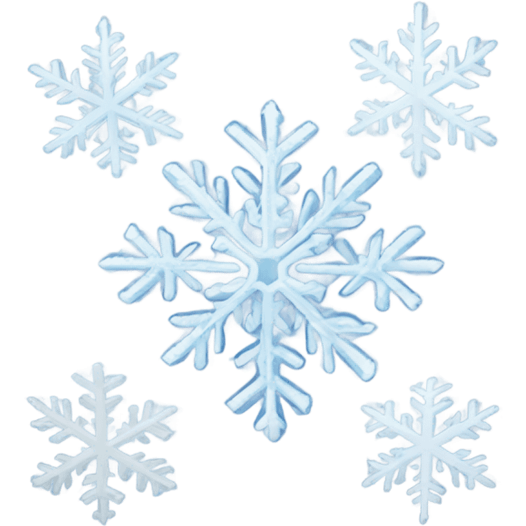 A shooting snowflake emoji