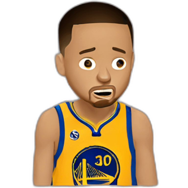 stephen curry crying emoji