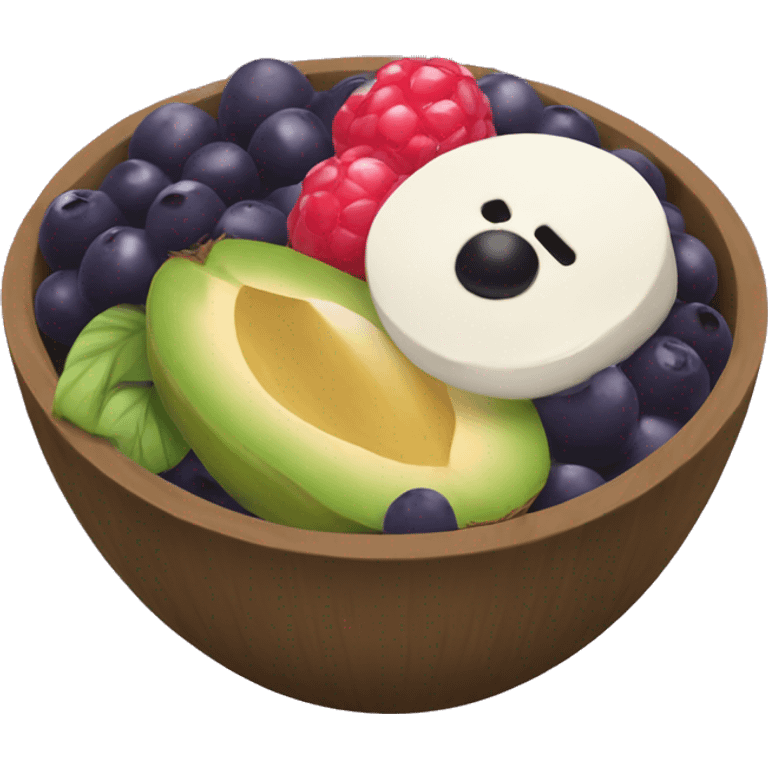 acai bowl emoji