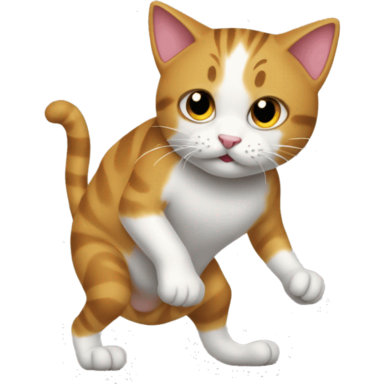 Twerking cat emoji