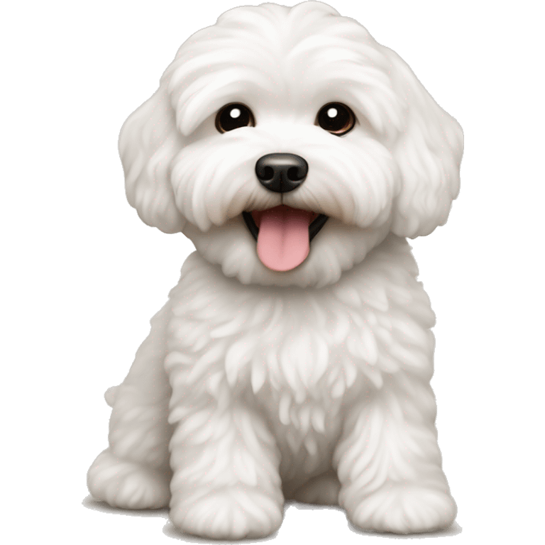 dog maltipoo with me emoji