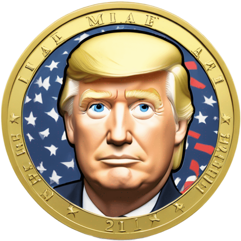 Trump coin emoji