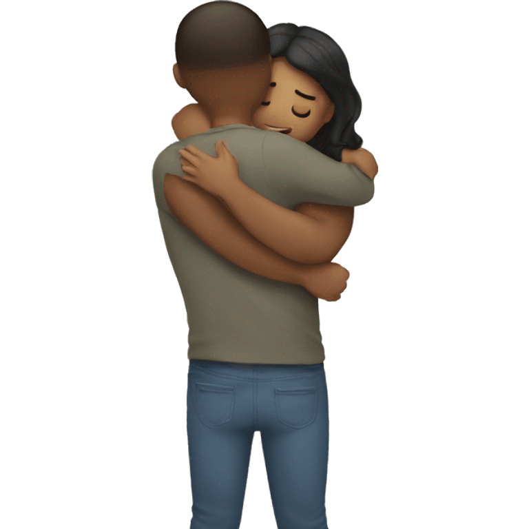 Person hugging themselves  emoji