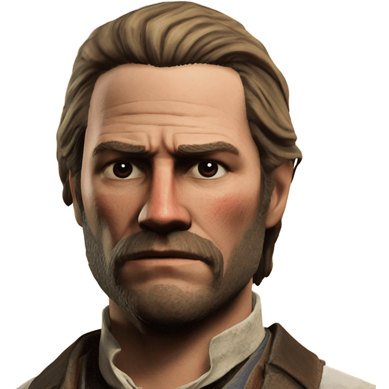 Dutch van der linde red dead redemption 2 single head emoji