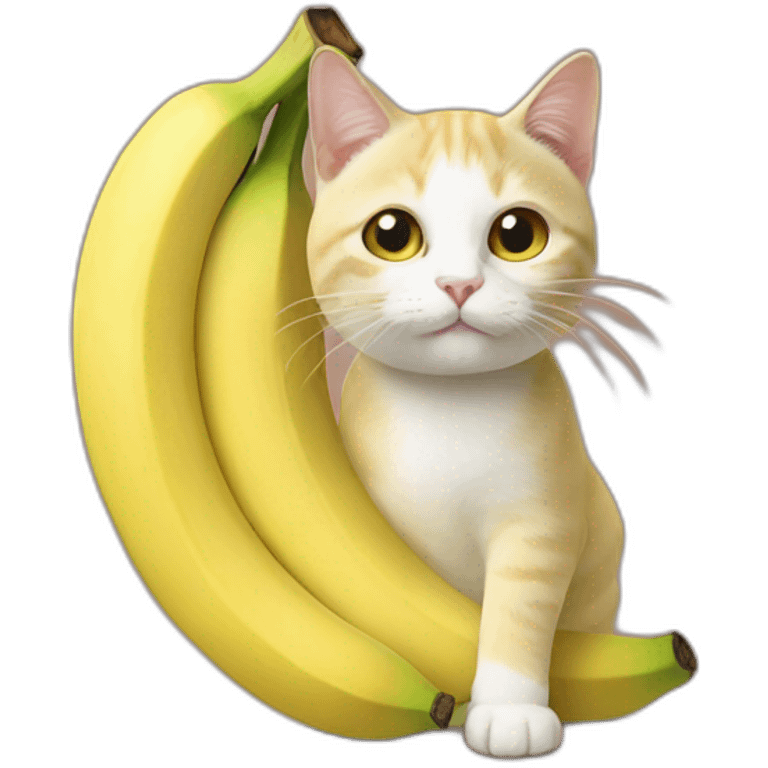 banana cat meme emoji