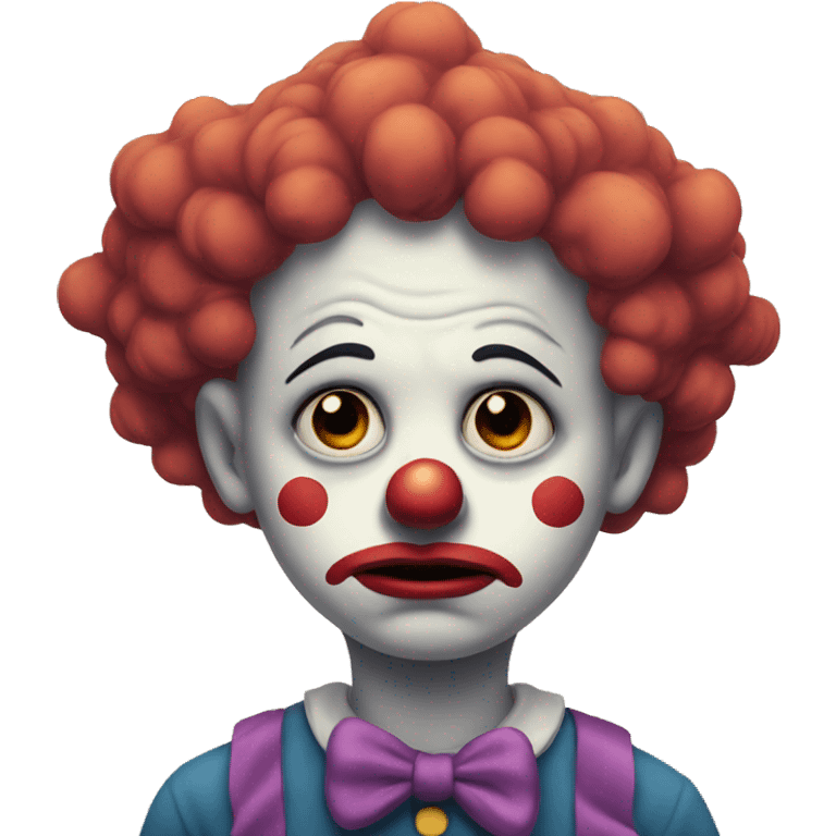 sad clown emoji