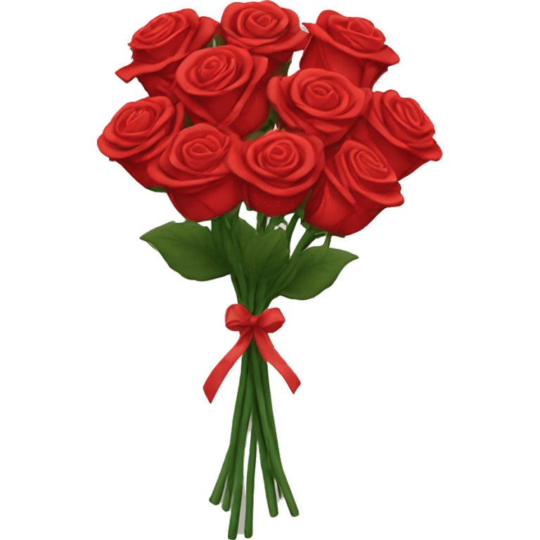 a bouquet of roses emoji