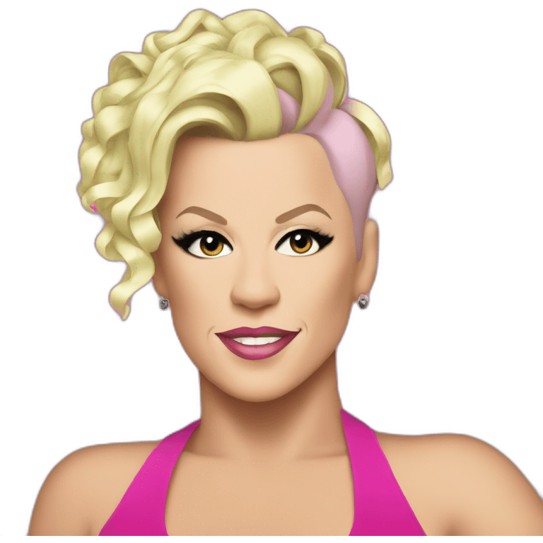 Pop artist p!nk emoji