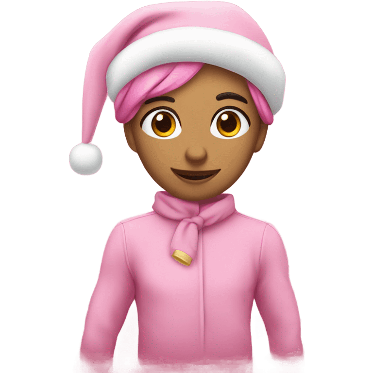 Pink Christmas ￼ emoji