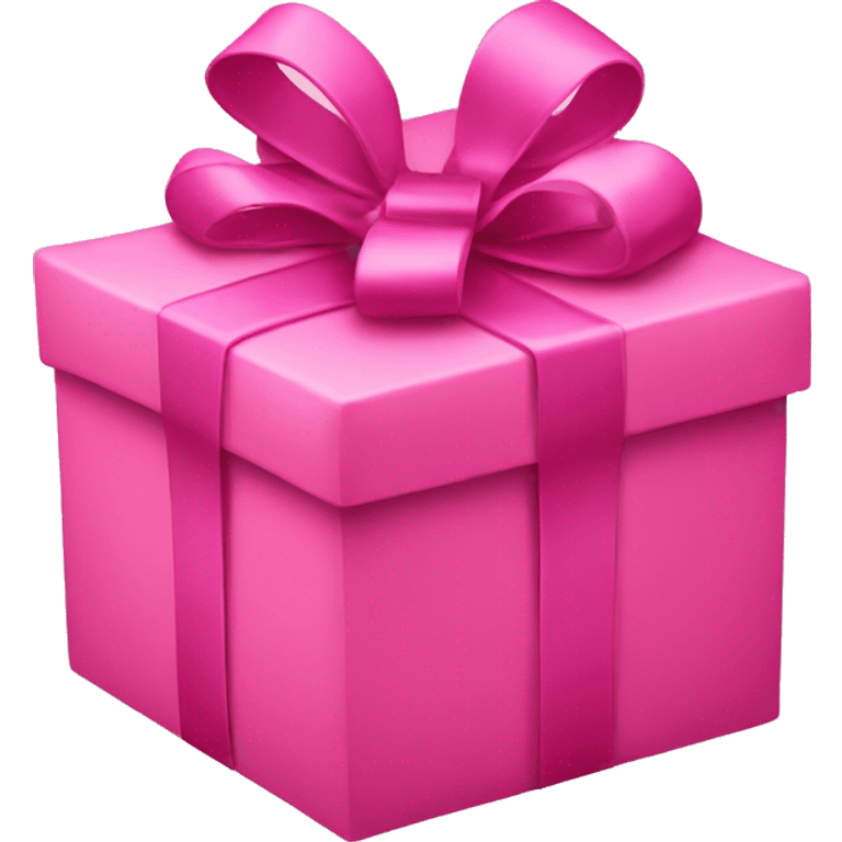 Pink present emoji