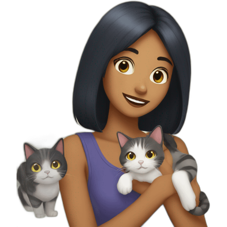 mari and cats emoji