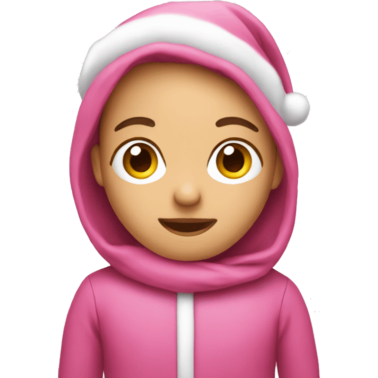 pink christmas emoji emoji