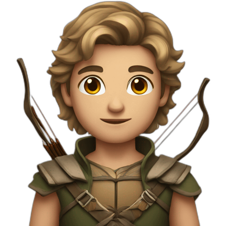 Young archer emoji