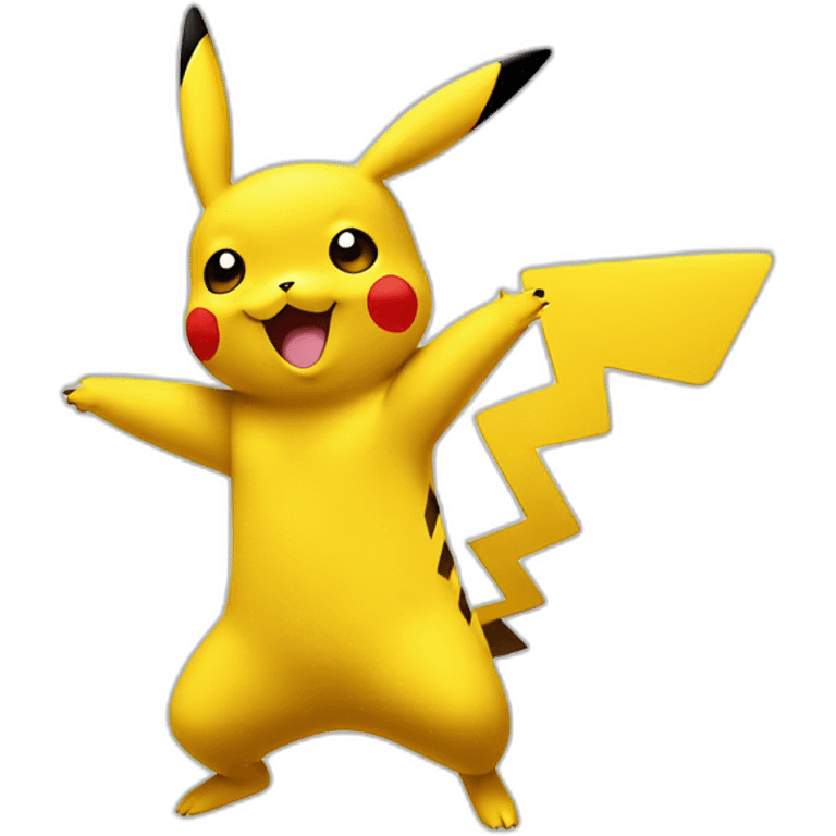 Pikachu qui danse emoji