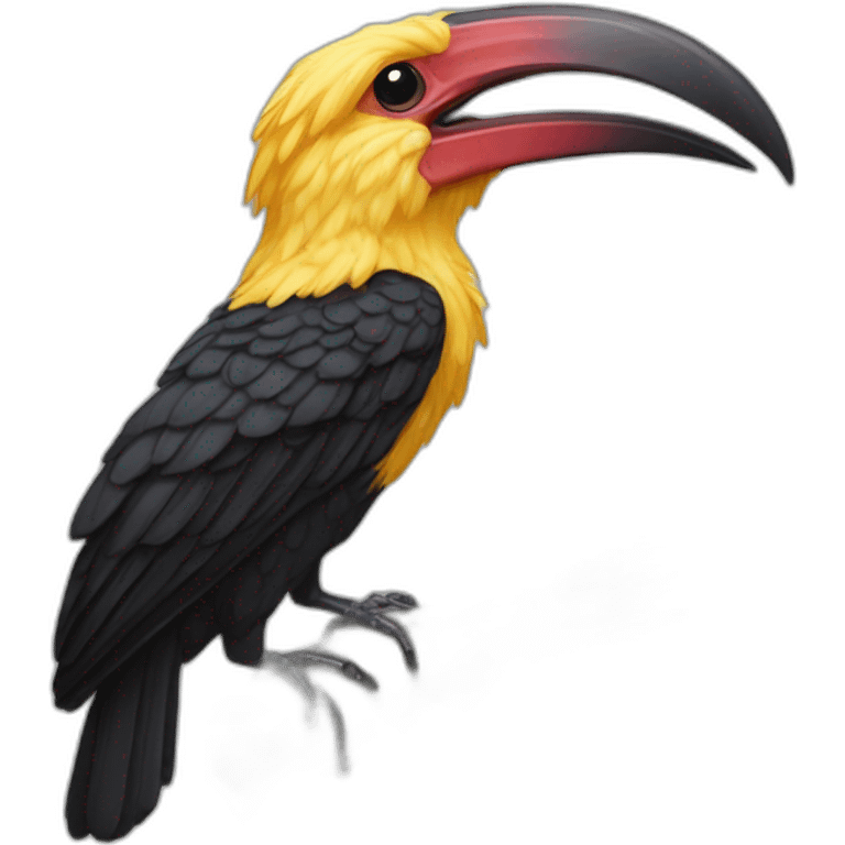 Yellpw billed Hornbil emoji