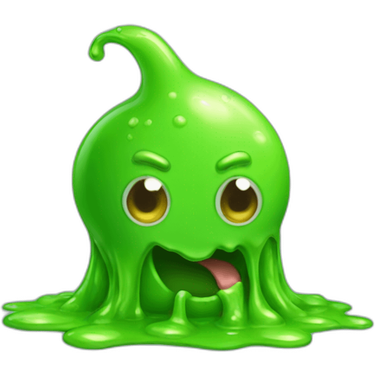 green slime goo emoji