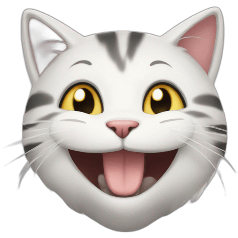 happy cat from fairytail emoji