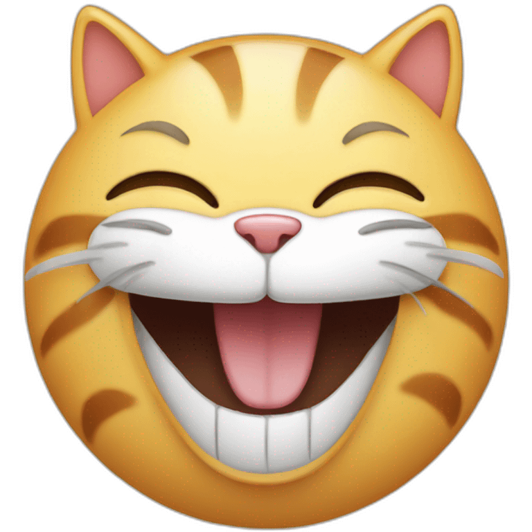 cat laughing emoji