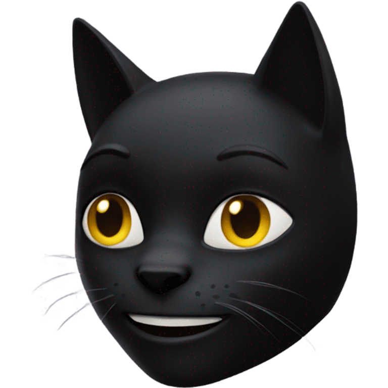 Chat noir emoji