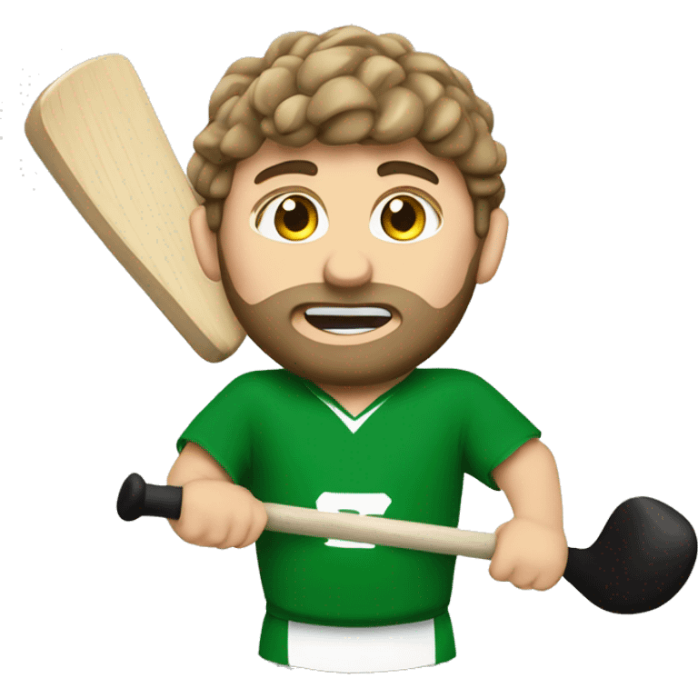 Hurling Irish emoji