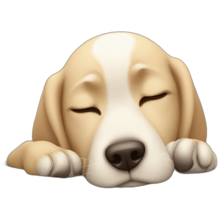 Chien qui dort emoji