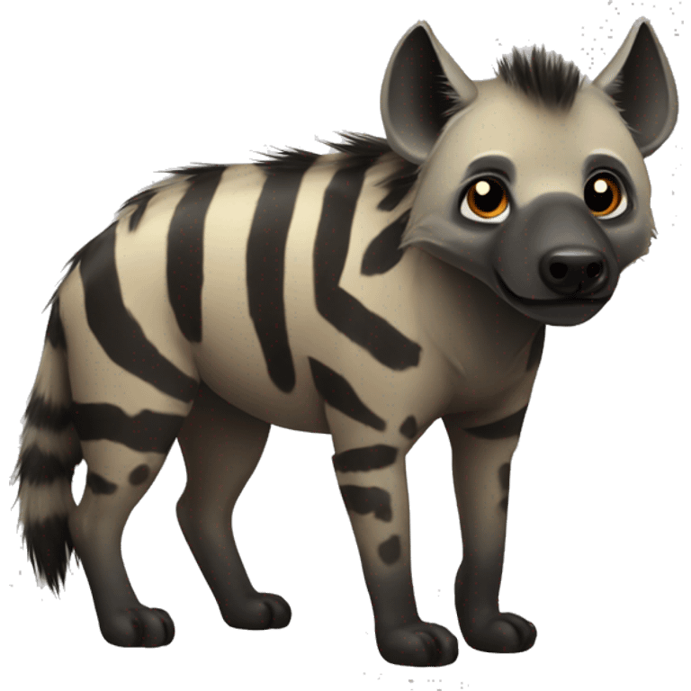 Striped hyena emoji