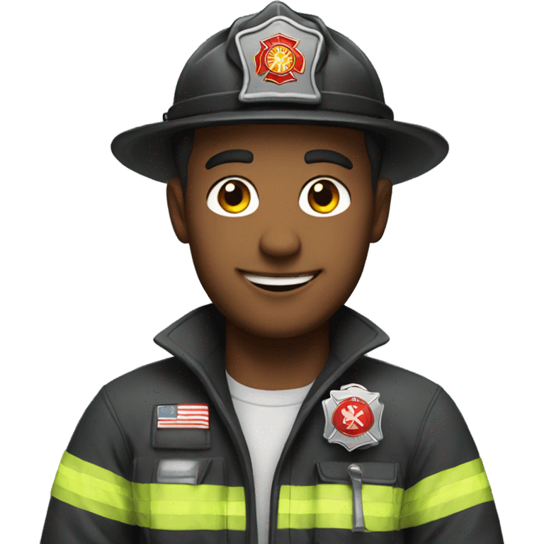 Handsome firefighter  emoji