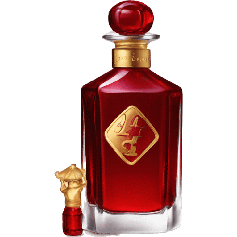 A bottle of Baccarat Rouge 540 emoji