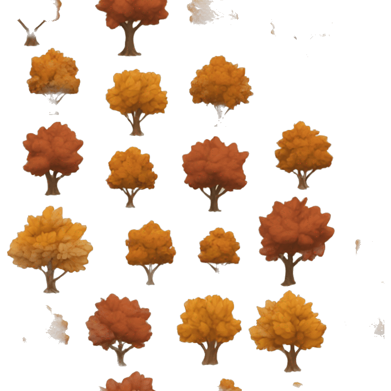 Fall tree emoji