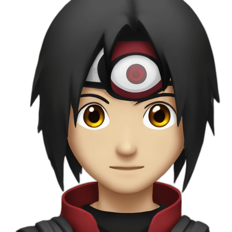 Itachi with sharingan emoji