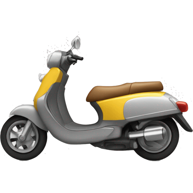 Scooter con sopra due amiche emoji