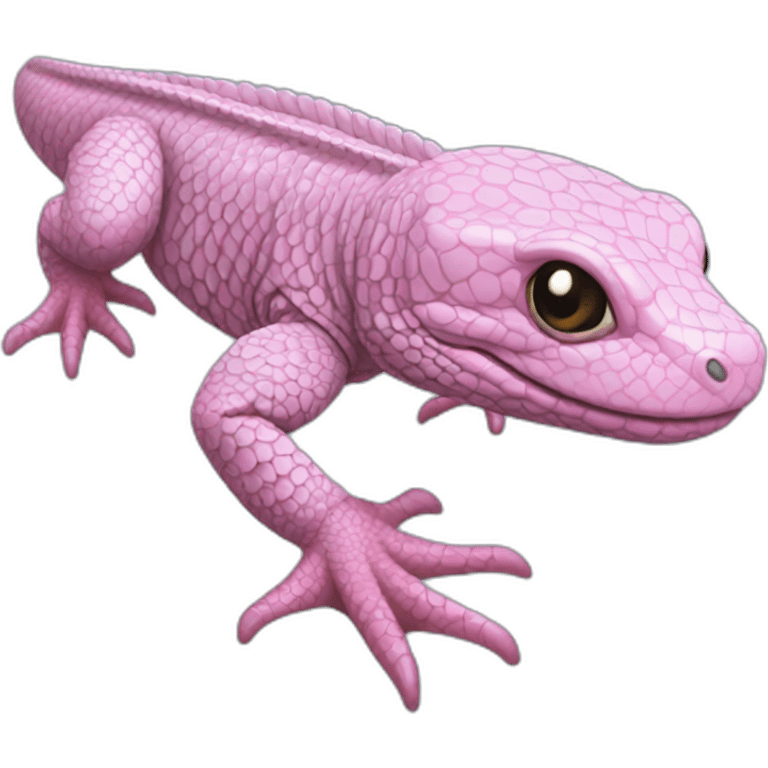 pink tegu lizard emoji