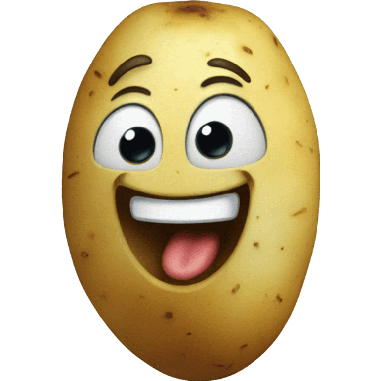 excited potato emoji