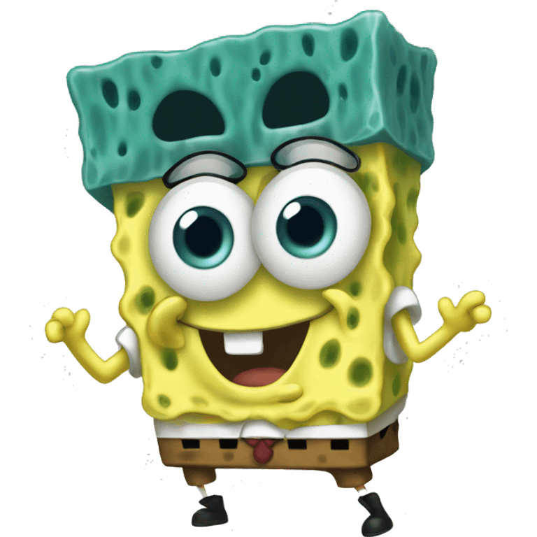 cute and smooth spongeBob emoji