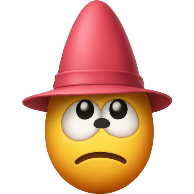 Egg with hat emoji