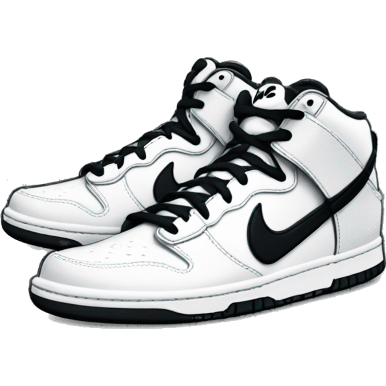 nike panda dunk  emoji