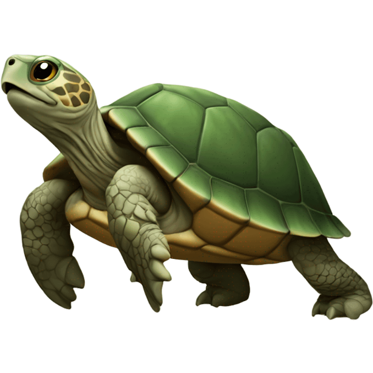 Tortue qui court emoji