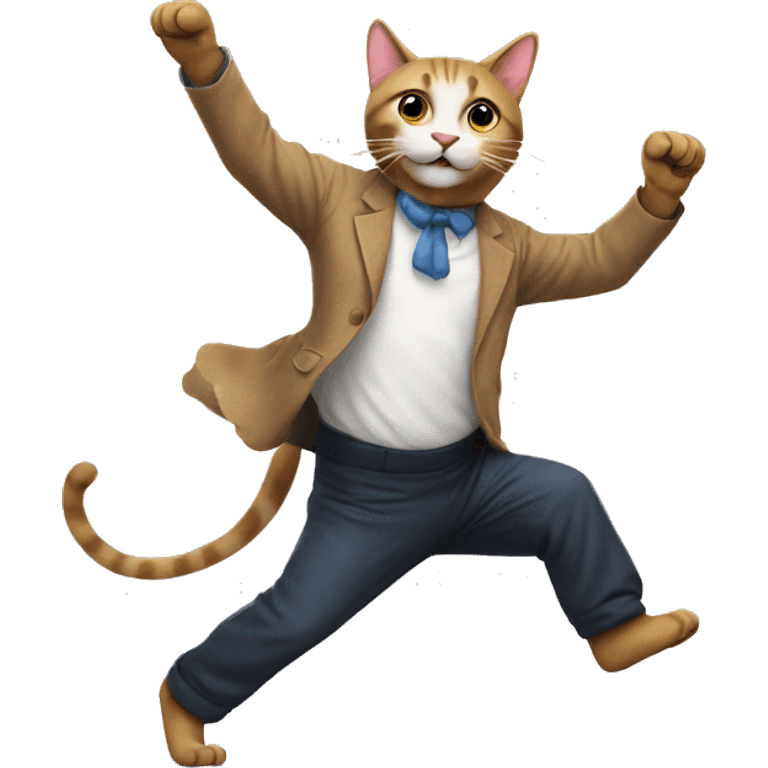 Dancing cat emoji