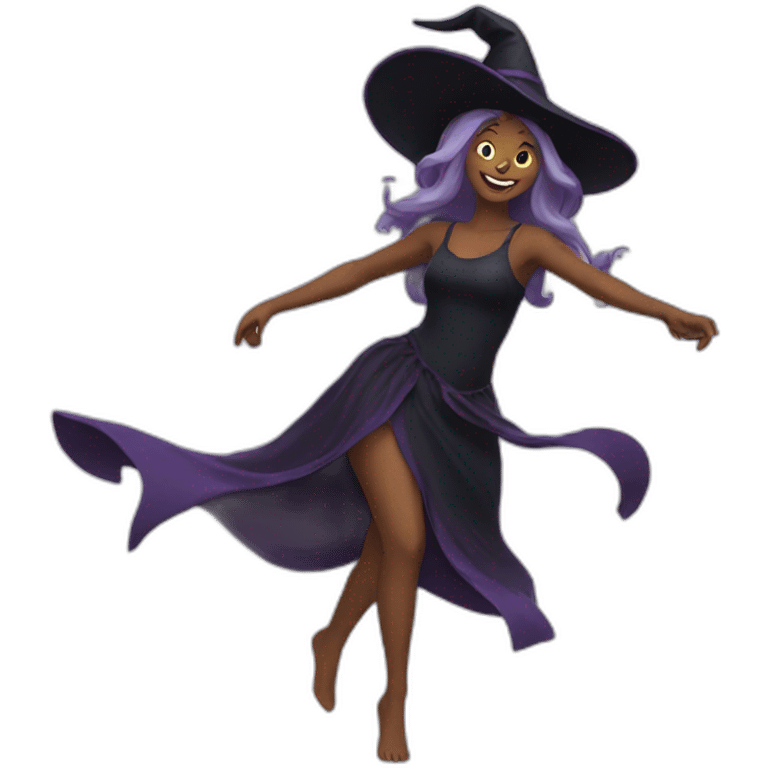 dancing witch emoji