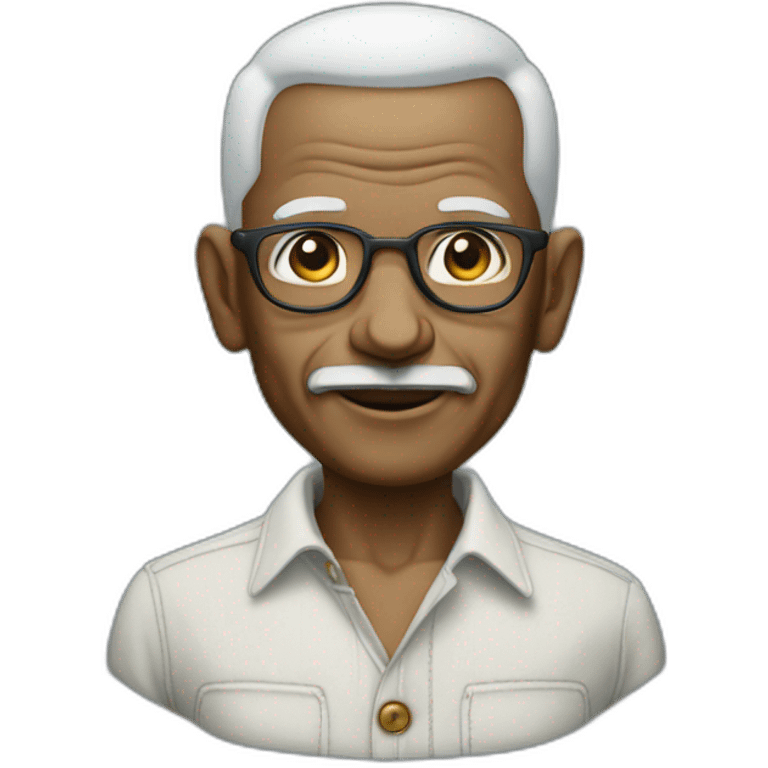 Ghandi wearing jeans emoji