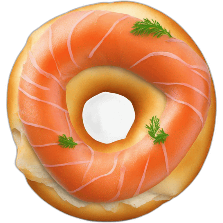 bagel with lox emoji