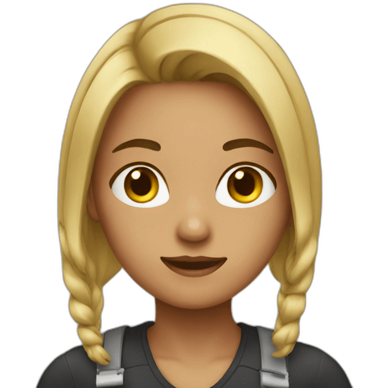 Girl on work emoji