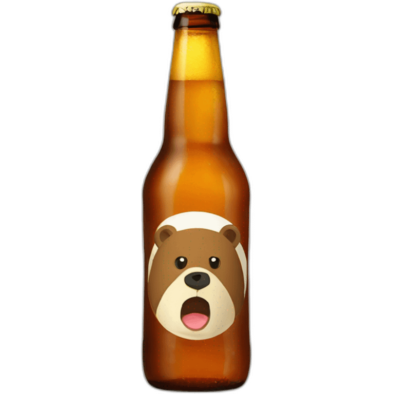 Bear beer emoji