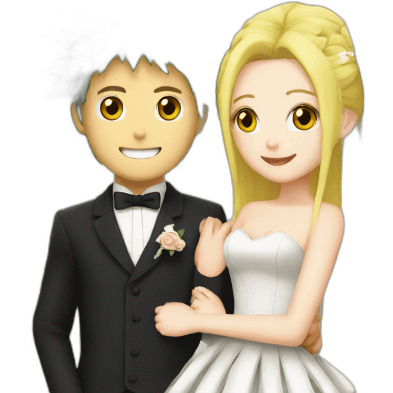 Naruto wedding emoji